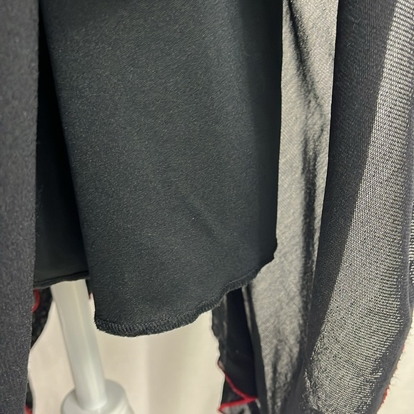 Vintage Y2K Speechless Black Handkerchief Halter Dress Womens M Dark Romantic - Picture 8 of 10